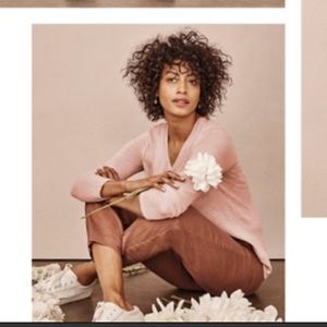 J.Jill Stretch Linen Crop Pants